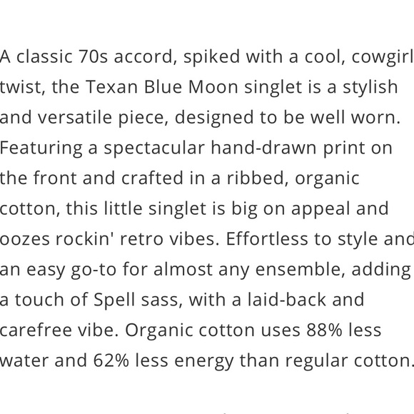 Spell & The Gypsy Texan Blue Moon Tank - Picture 12 of 13